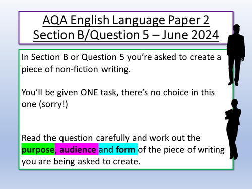 AQA English Language Paper 2 2024 | Teaching Resources