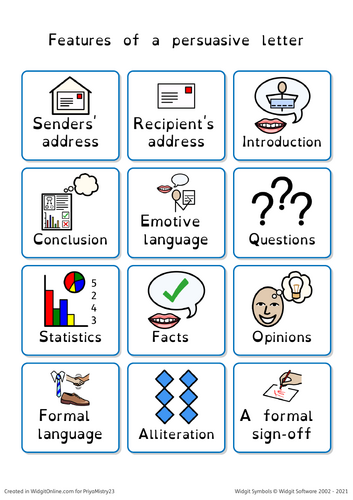 Wigit features of a letter | Teaching Resources