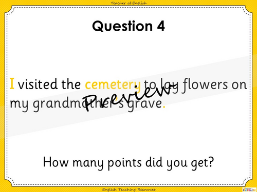 Sentence Dictation 3 - Year 6 | Teaching Resources