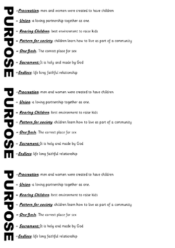 AQA RS Themes: Christianity and Sikhism nature and purpose of marriage ...