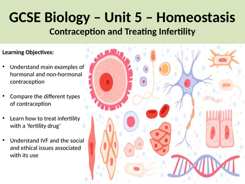 GCSE Biology - Contraception & Treating Infertility | Teaching Resources