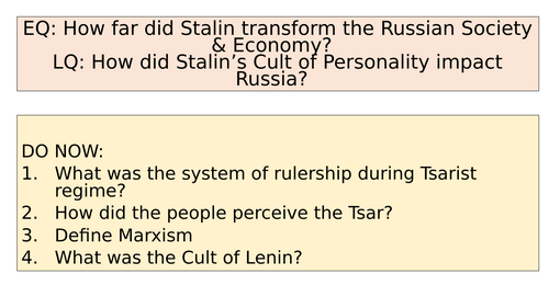 communism in russia lenin or stalin essay