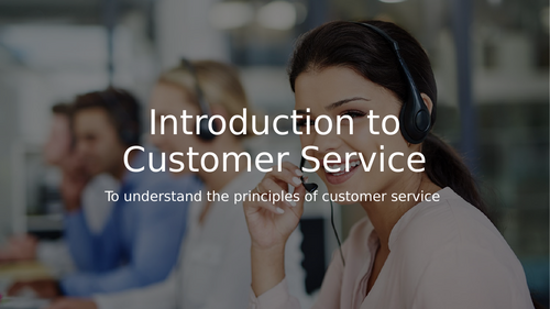 Customer service in travel and tourism- full unit of work | Teaching