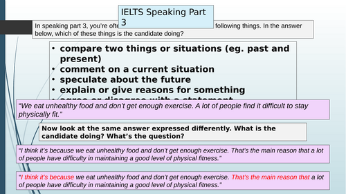 IELTS Speaking Part 3: Signposting, Coherence & Extended Answers (Complete Lesson Pack)