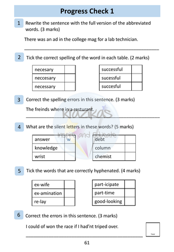 English Functional Skills - Level 1 - Spelling Workbook | Teaching ...