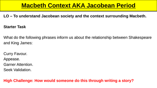 AQA Macbeth Pack | Teaching Resources