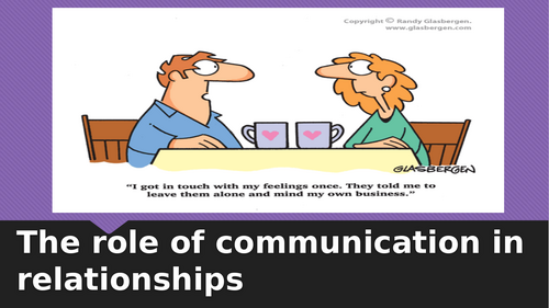 IB Personal Relationships - The role of communication