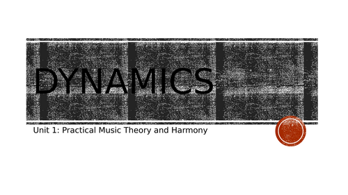 BTEC Level 3 Music Performance Unit 1: Practical Music Theory and ...
