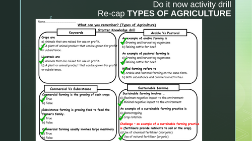 Intensive and Extensive Farming - Agriculture - iGCSE Environmental ...