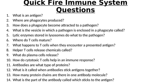 A-Level AQA Biology - Vaccines