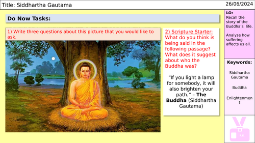 Buddhism Entire Unit of Work (KS3) | Teaching Resources