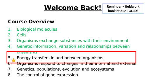 A-Level AQA Biology - Taxes and Kineses