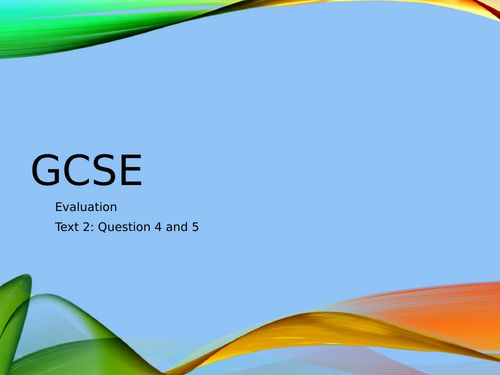 Pearson 2.0 GCSE English Paper 1 Section A Lesson Pack | Teaching Resources