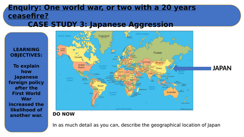 KEY STAGE 3 INTERNATIONAL RELATIONS ENQUIRY