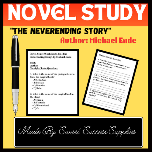 Novel Study Worksheets for 
