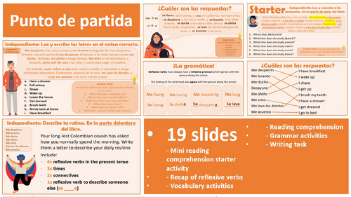 Spanish AQA GCSE 6.0 - Punto de partida | Teaching Resources