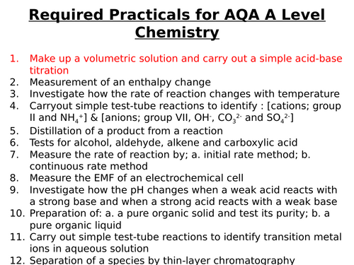 AQA AS & A-level Chemistry - 3.1.2 Amount of substance whole topic ...
