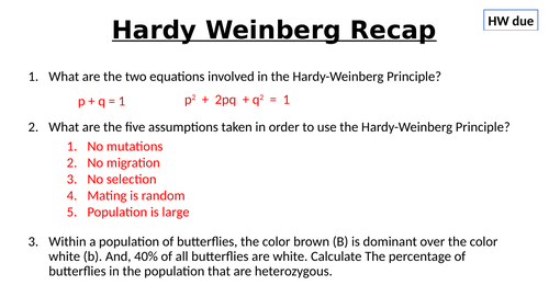 A-Level AQA Biology - Human Variation Investigation