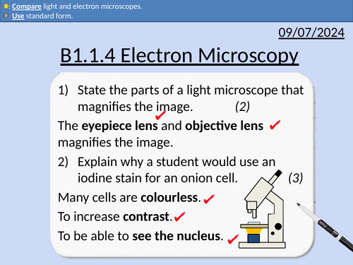 GCSE Biology: Electron Microscopy