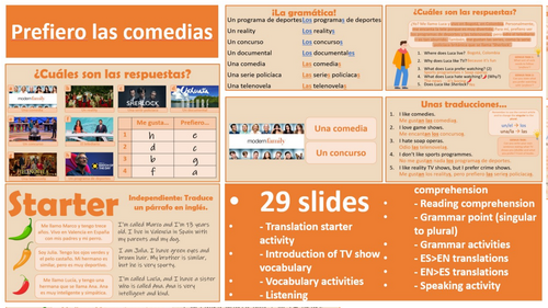 Viva 2, Module 2.3 - Prefiero las comedias