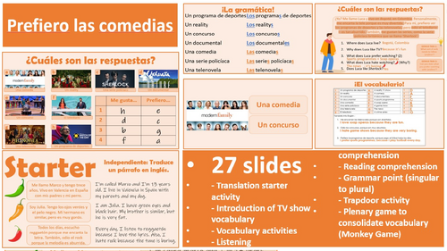 Viva 2, Module 2.3 - Prefiero las comedias