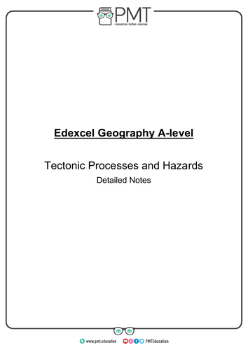 Edexcel A level Geography - Tectonics & Coasts Revision Pack | Teaching ...