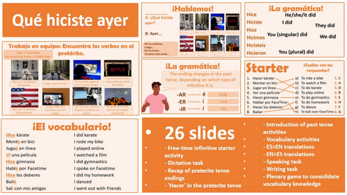 Viva 2, Module 2.4 - Qué hiciste ayer