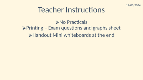 KS3 lesson on limiting factors - Edexcel