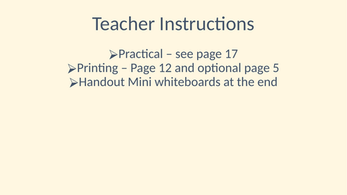 KS3 lesson on pollination - Edexcel