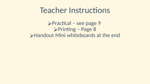 KS3 lesson on Transpiration Practical - Edexcel