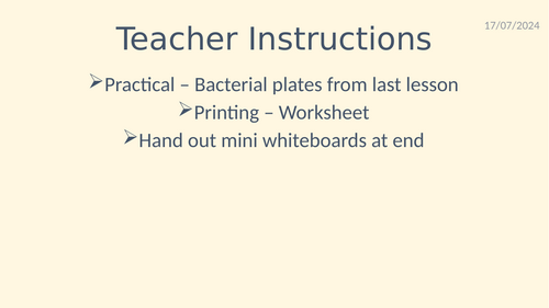 KS3 lesson on Fungi - Edexcel