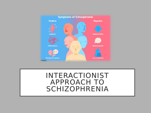 AQA A Level Psychology: Schizophrenia: Interactionist approach ...