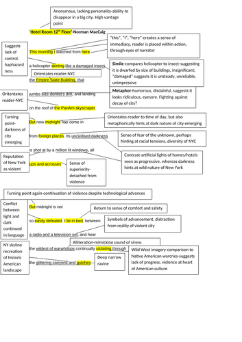 Norman MacCaig-Annotated Poems (National 5/Higher English) | Teaching ...