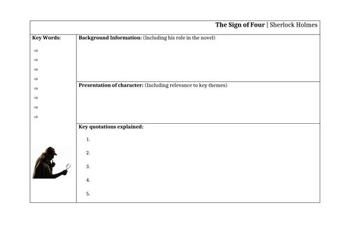 The Sign of Four KS4 Scheme of Work Full - English Literature ...