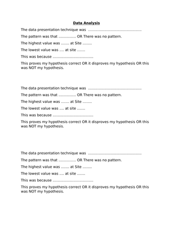 Analysis - Lesson 6