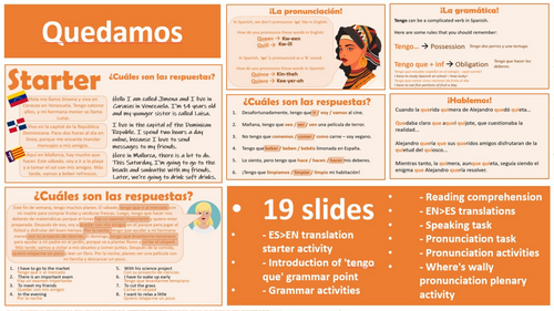 2026 Spanish AQA GCSE Module 1.3 - Quedamos