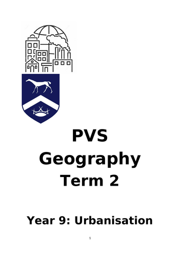 Urbanisation Student Resource Booklet