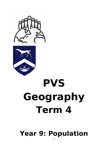 Population Student Resource Booklet