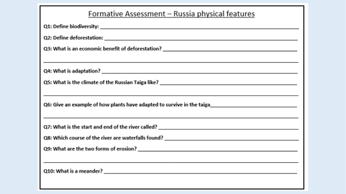 River Volga's Meanders - KS3 (Key Stage 3)