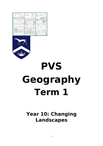 Changing Landscapes Student Resource Booklet