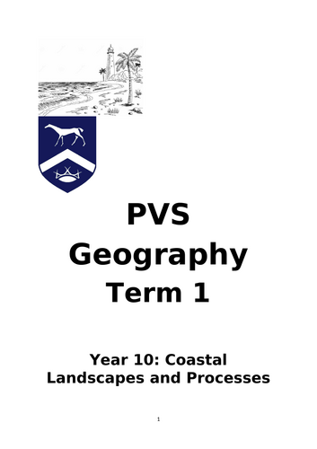 Coastal Landforms and Processes Student Resource Booklet