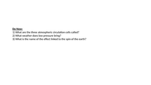 Topic 2: Weather Hazards and Climate Change - Lesson 3 - Historical Climate Change