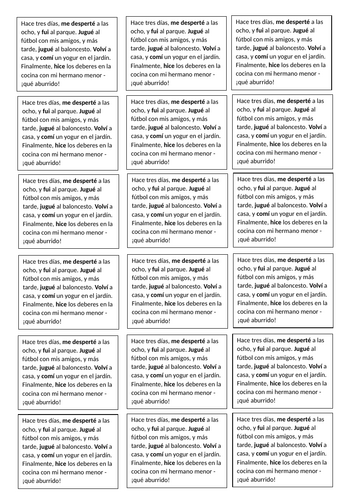 2026 Spanish AQA GCSE Module 1.5 - Un día fatal