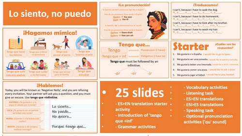 Viva 2, Module 4.2 - Lo siento, no puedo