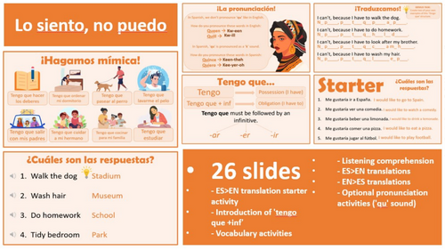 Viva 2, Module 4.2 - Lo siento, no puedo