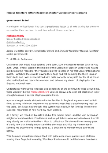 Marcus Rashford - the Power of Persuasive Writing | Teaching Resources