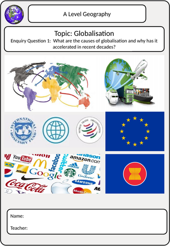 Globalisation Enquiry Question 1 Booklet