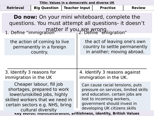 06. Values in a democratic and diverse UK