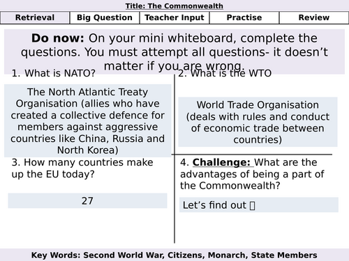 13. The Commonwealth