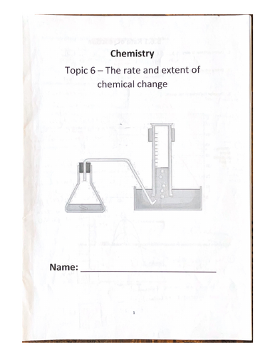Revision Booklet with Answers - Rates - Topic 6 - GCSE AQA Combined ...
